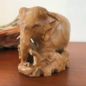 Handmade hand carved Elephants